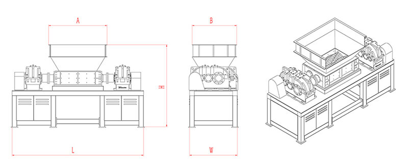 <a href='http://m.scives.cn/ssxl/1621.html' target='_blank'><span>壓塊撕碎機</span></a>結(jié)構(gòu)