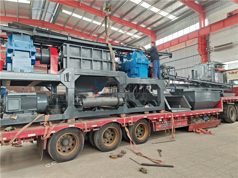 1800型金屬撕碎機廢鋁撕碎機發(fā)往廣西